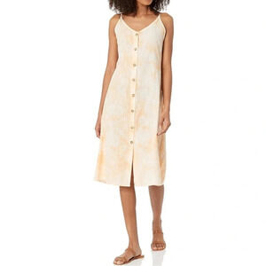 Roxy Wild ties slip dress orange small